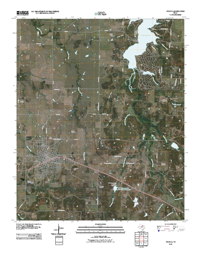Topographic Map of Nocona PDF United States Geological Survey