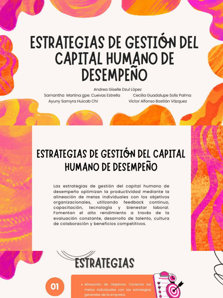 estrategias de gestión del capital humano de desempeño | PDF | Gestión ...