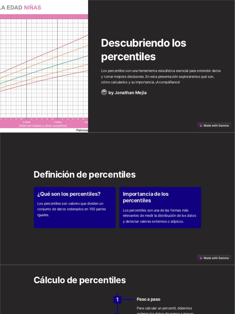 Descubriendo Los Percentiles 231113 194443 | PDF | Cuantil ...