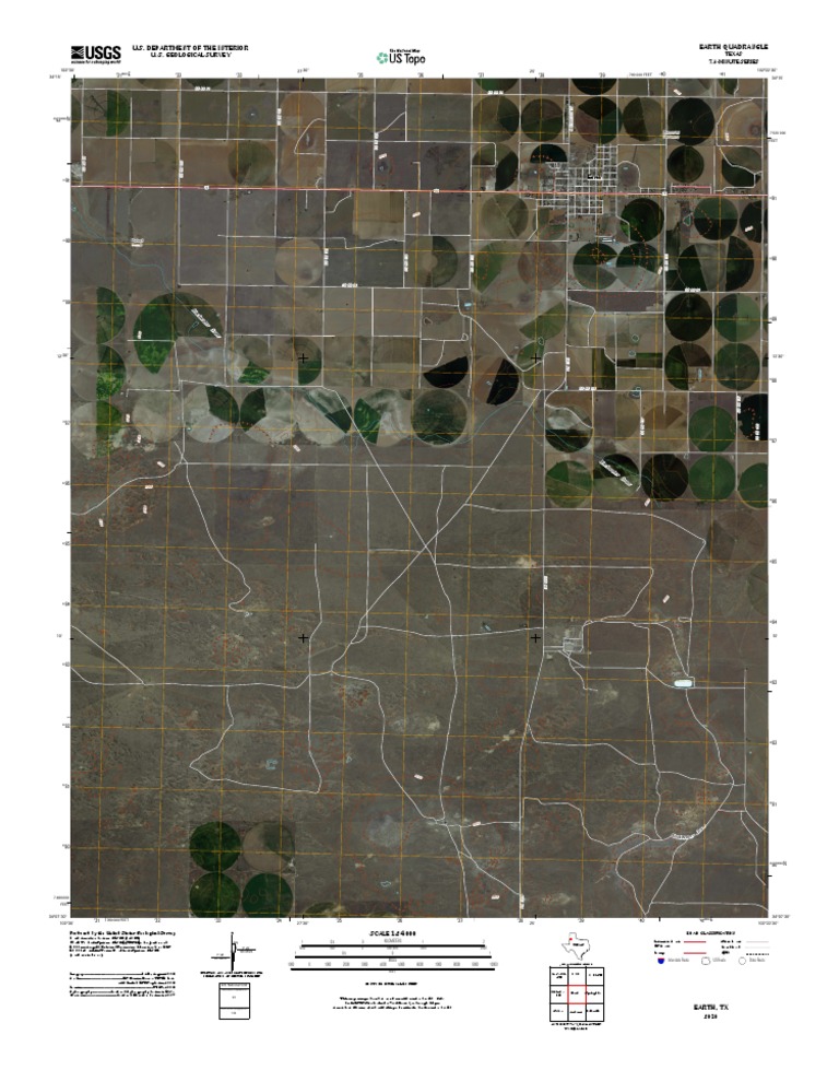 Earth, TX 7.5-Minute Quadrangle Map | PDF | United States Geological ...