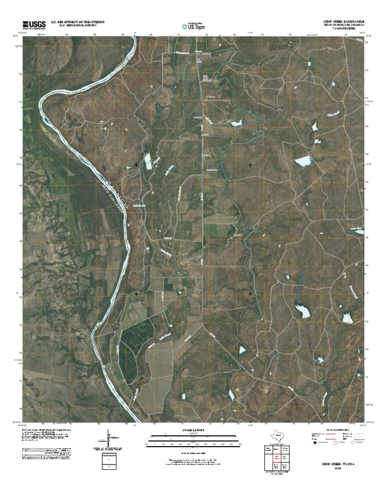 Topographic Map of Indio Creek | PDF