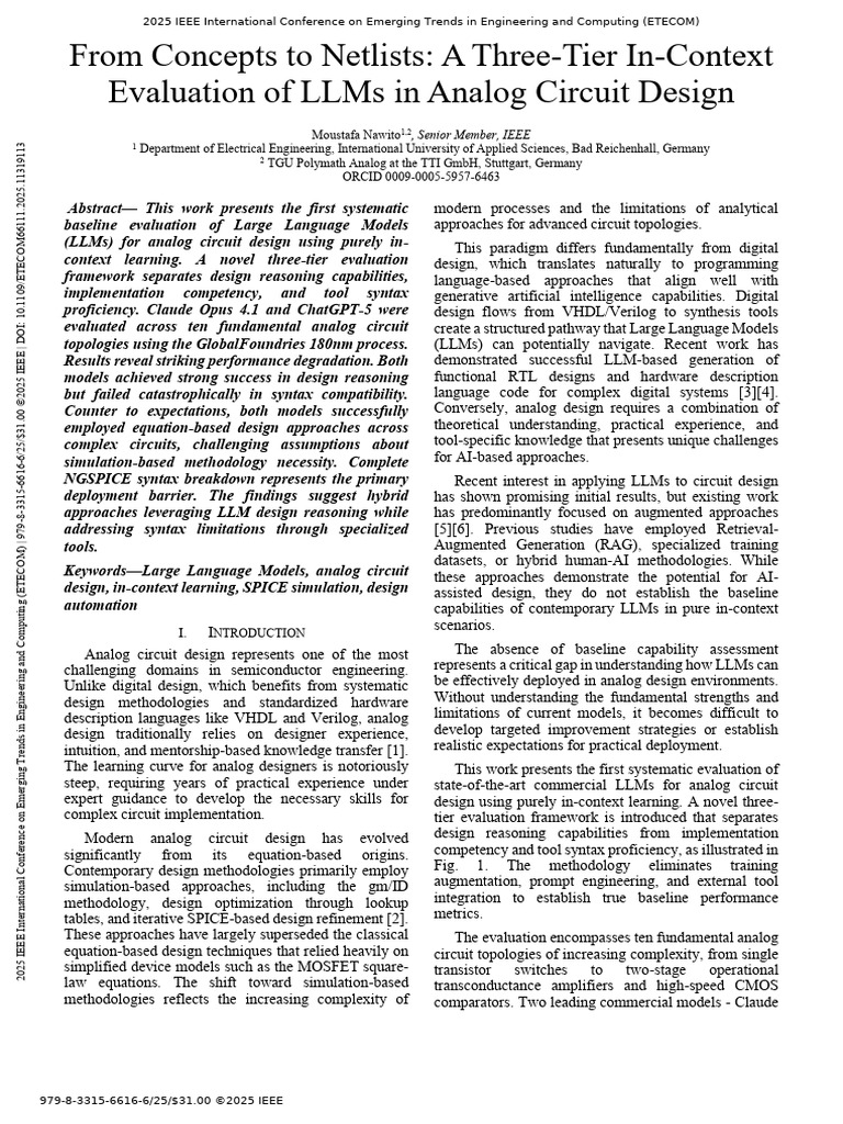 From Concepts To Netlists A Three-Tier In-Context Evaluation of LLMs in ...