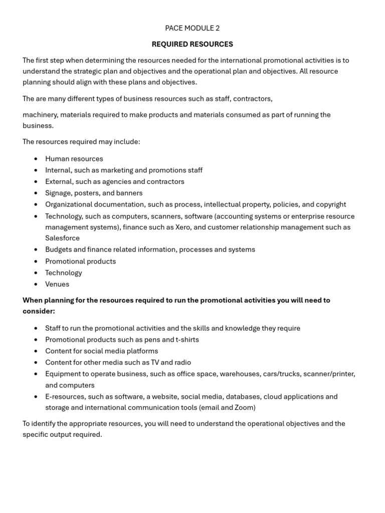 Pace Module 2 2026 | PDF | Performance Indicator | Marketing