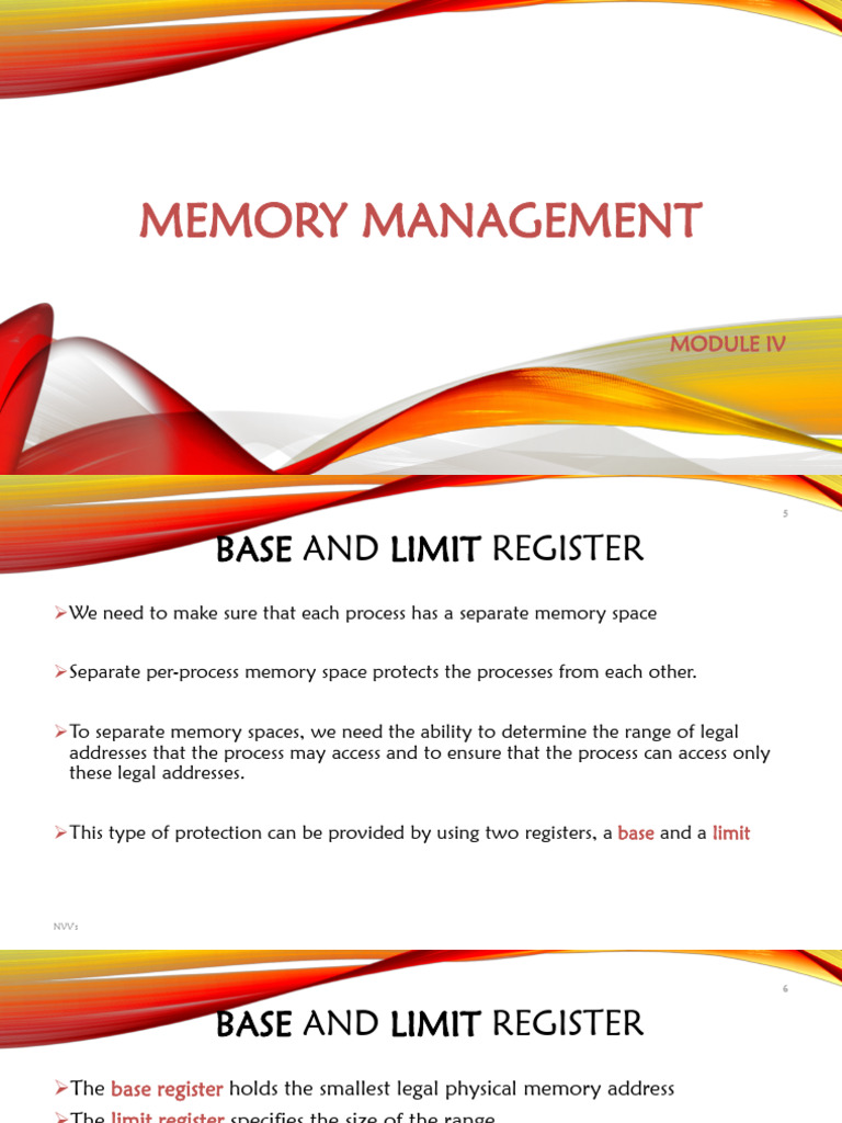Memory Management | PDF | Computer Programming | Computer Hardware