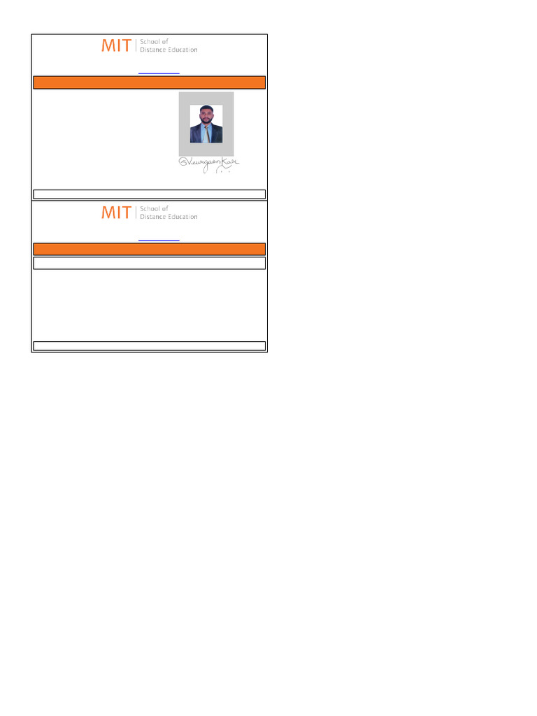 Identity Card: General Information | PDF
