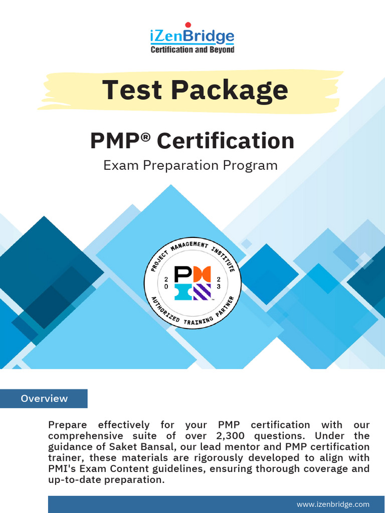PMP Test Package Content Outline | PDF | Project Management ...
