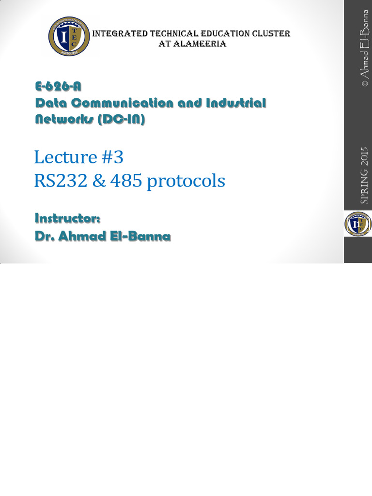 RS 232 | PDF | Computer Engineering | Telecommunications