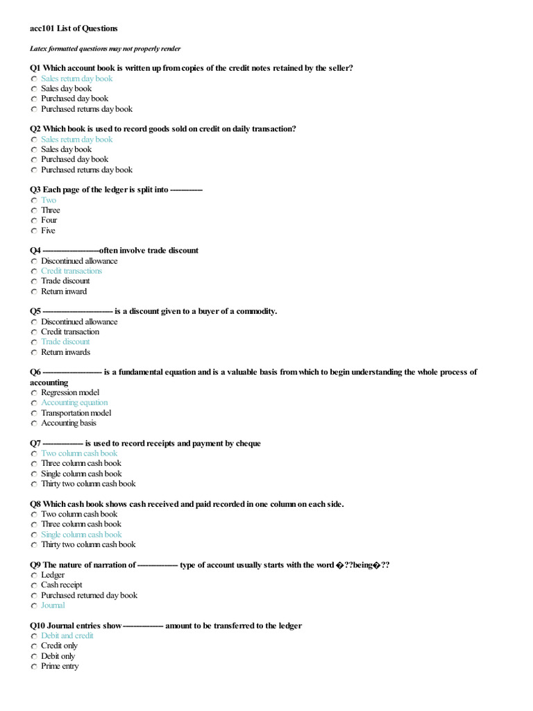 Acc 101 | PDF | Debits And Credits | Audit