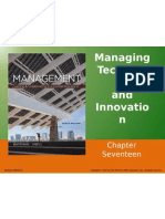 Managing Technolo Gy and Innovatio N: Seventeen