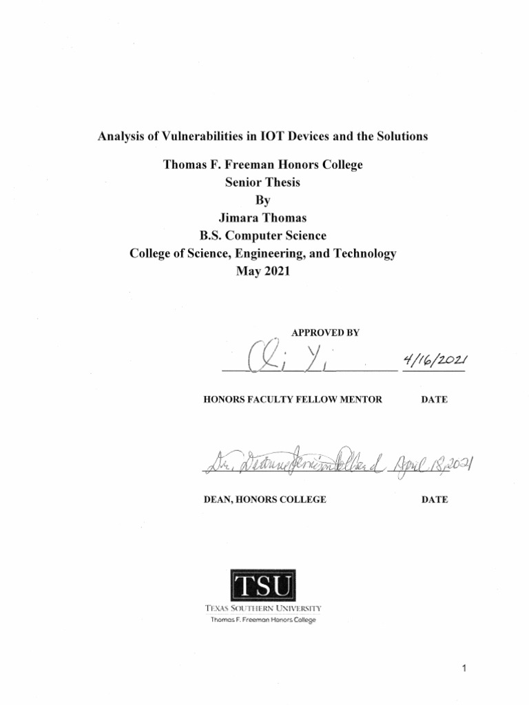 Analysis of Vulnerabilities in IOT Devices and The Solutions | PDF ...