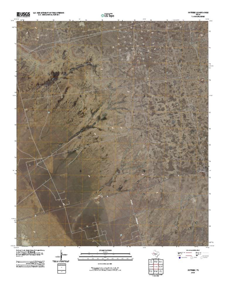 Notrees, TX 7.5-Minute Quadrangle Map | PDF | Home & Garden | Science ...