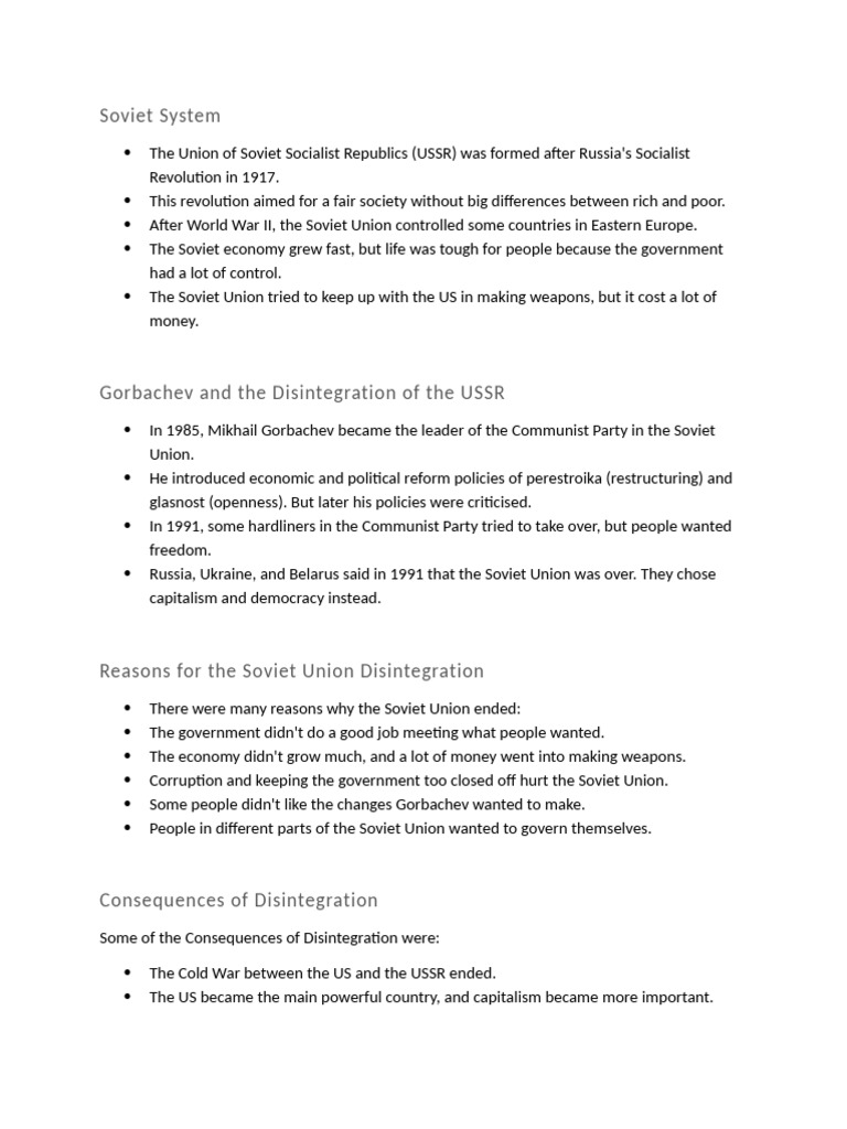 Soviet System | PDF | Soviet Union | World Politics