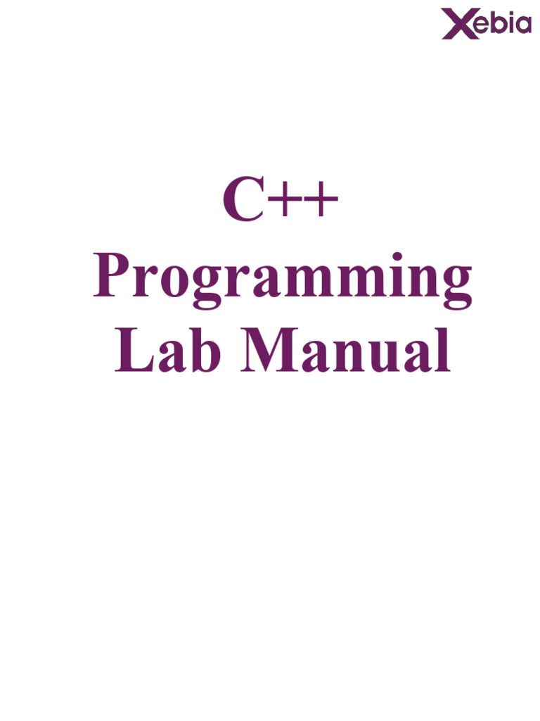 C++ - Lab Manual-Batch 2025 | PDF | Matrix (Mathematics) | String ...