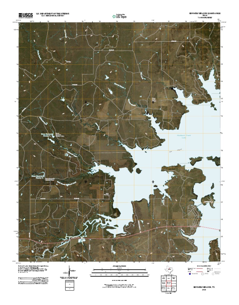 Topographic Map of Edwards Branch | PDF | United States Geological ...