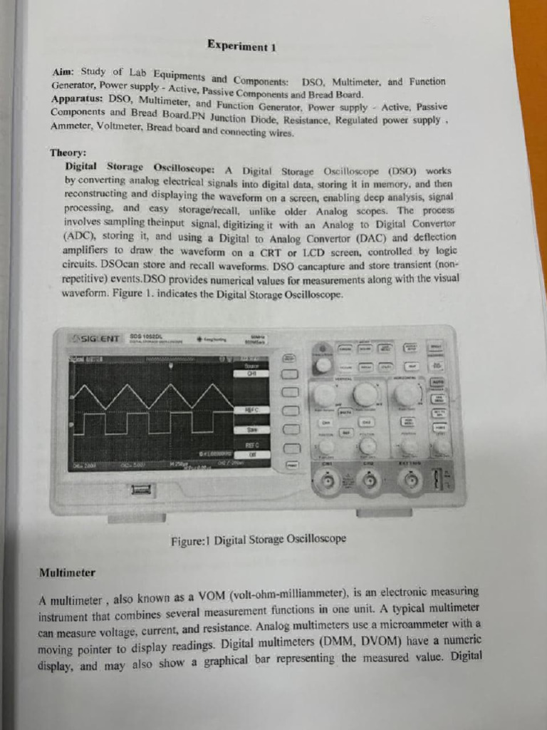 Ece Lab Exp 1 | PDF | Electrical Network | Electric Power