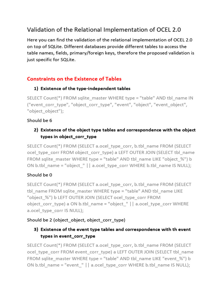 Ocel20 Schema Relational | PDF | Table (Database) | Relational Database