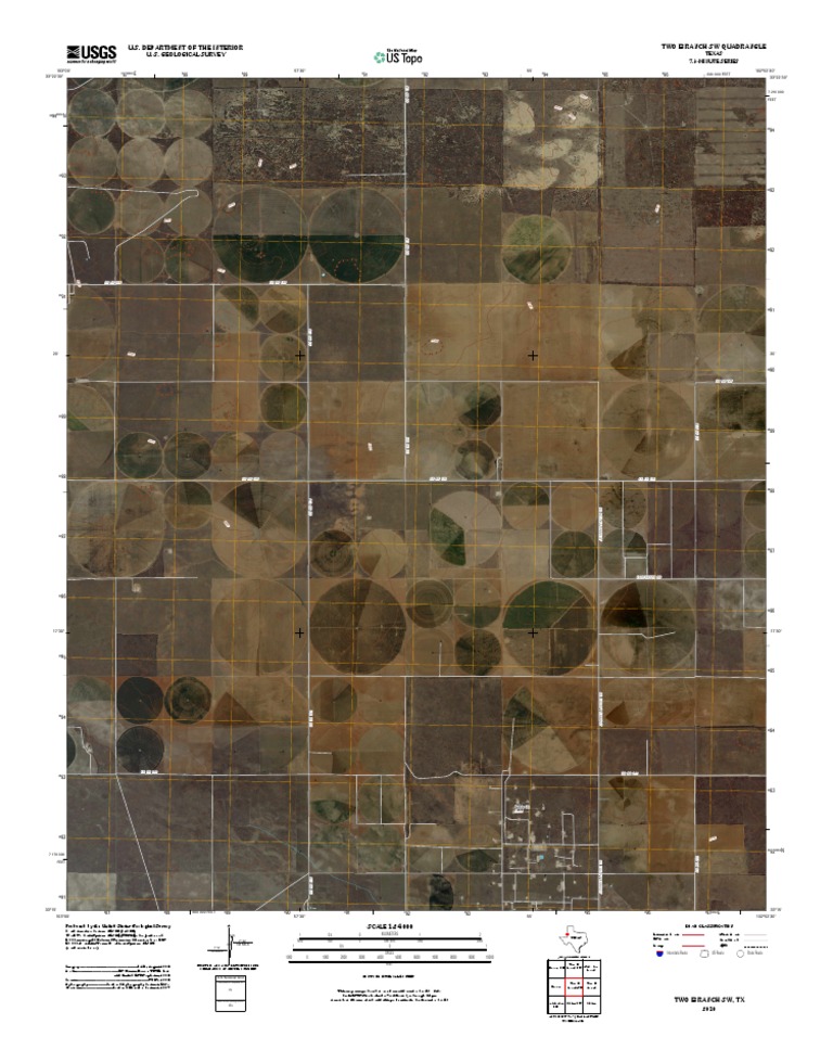 Topographic Map of Two B Ranch SW | PDF | United States Geological ...