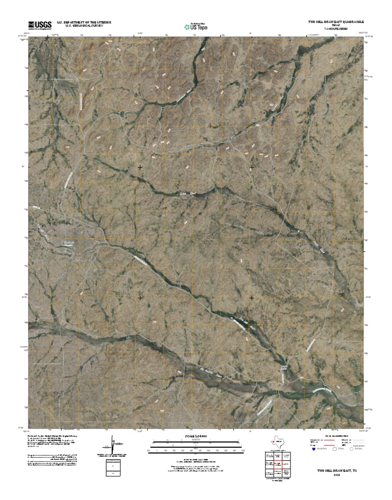 Two Mill Draw East Quadrangle Map | PDF | Science & Mathematics