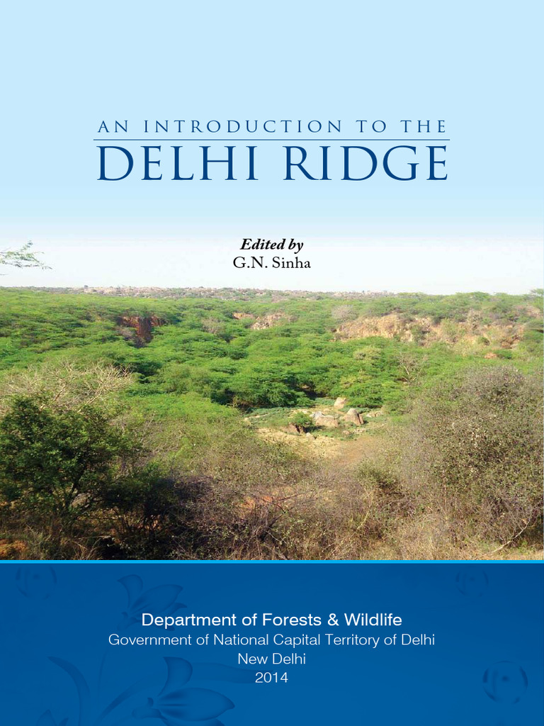 An Introduction To The Delhi Ridge | PDF | Natural Environment
