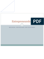 Introduction To Entrepreunership