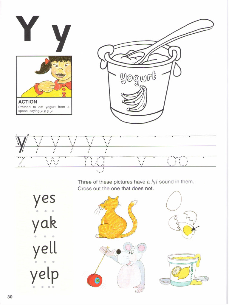 Jolly Phonics Pupil Book 1 - P 04 | PDF