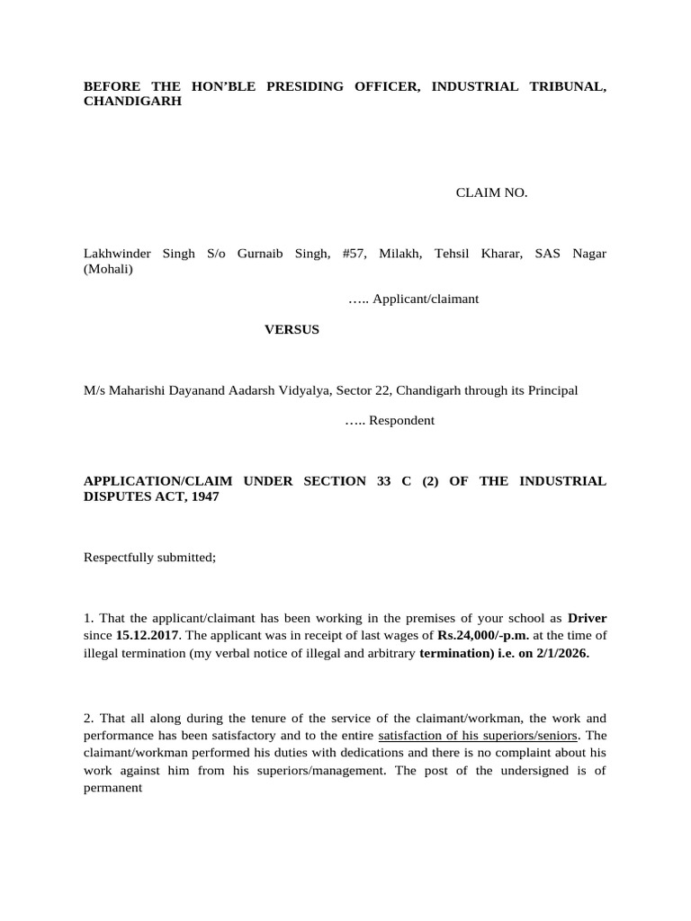 Application 33 C | PDF