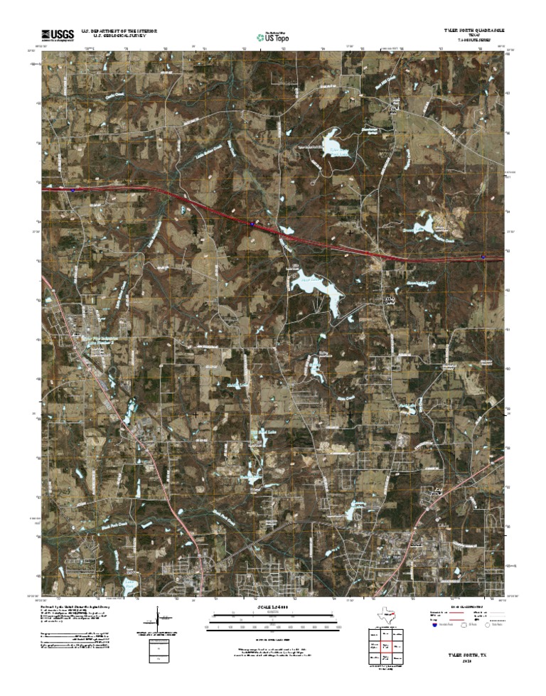 Tyler North Quadrangle Map Overview | PDF | Business | Transport