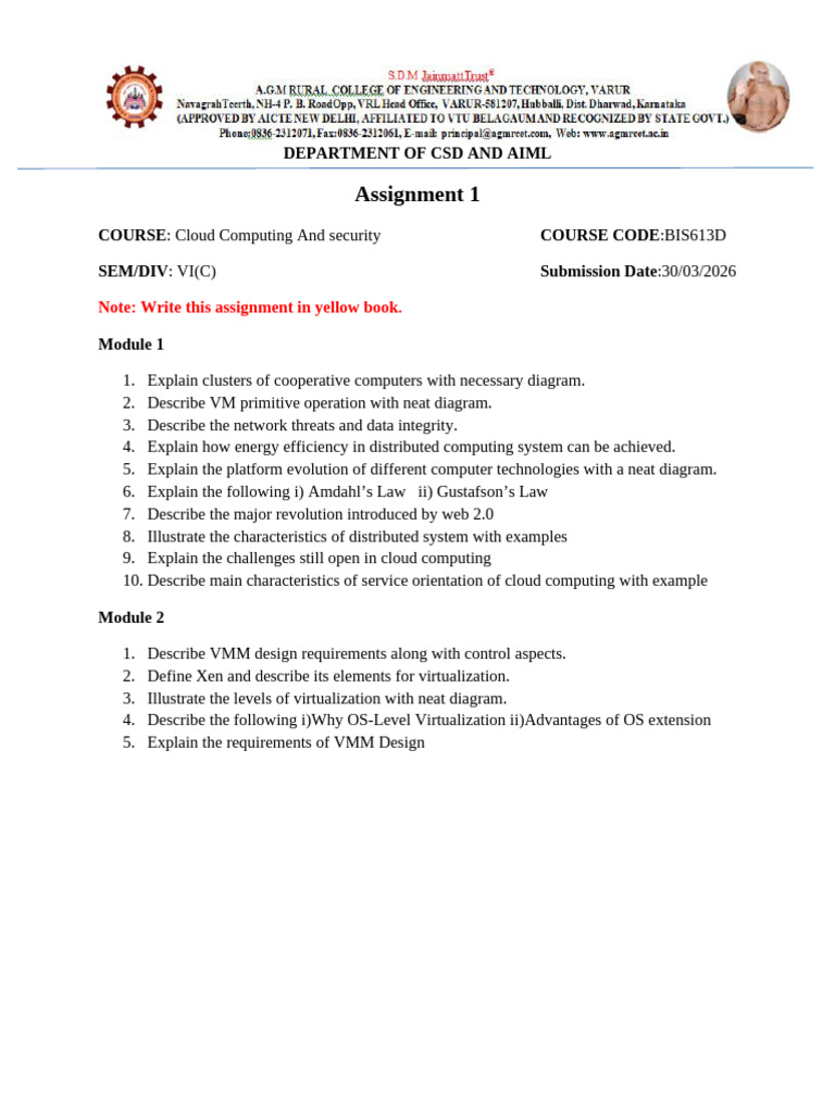 Assignment 1 | PDF