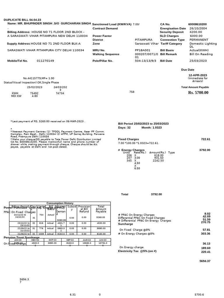 Total Amount Payable | PDF | Cheque | Payments