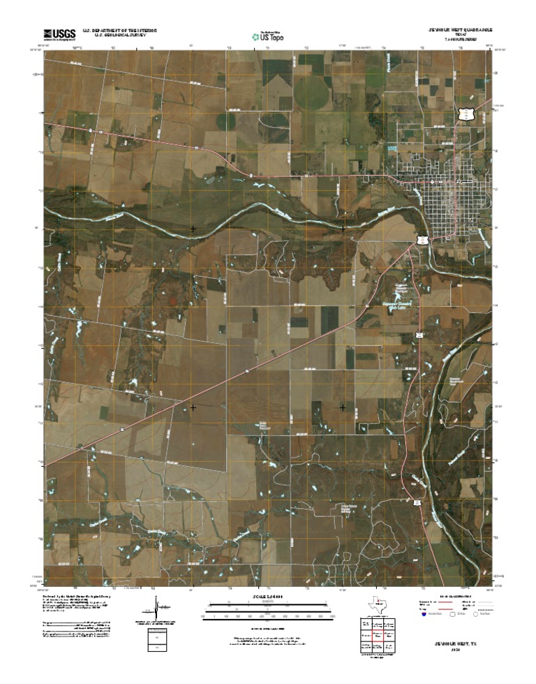Topographic Map of Seymour West PDF
