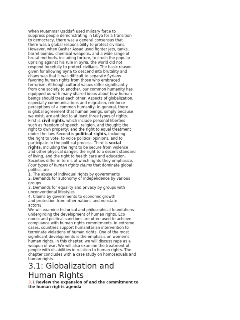 Human Rights | PDF | Human Rights | War Crime
