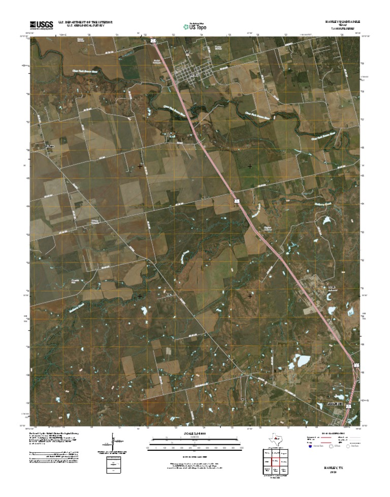 Hawley, TX 7.5-Minute Quadrangle Map | PDF | Sports & Recreation