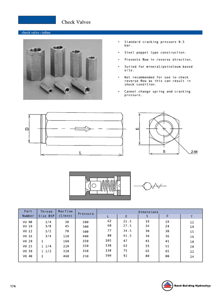 Fcv-Vu Check Valve | PDF