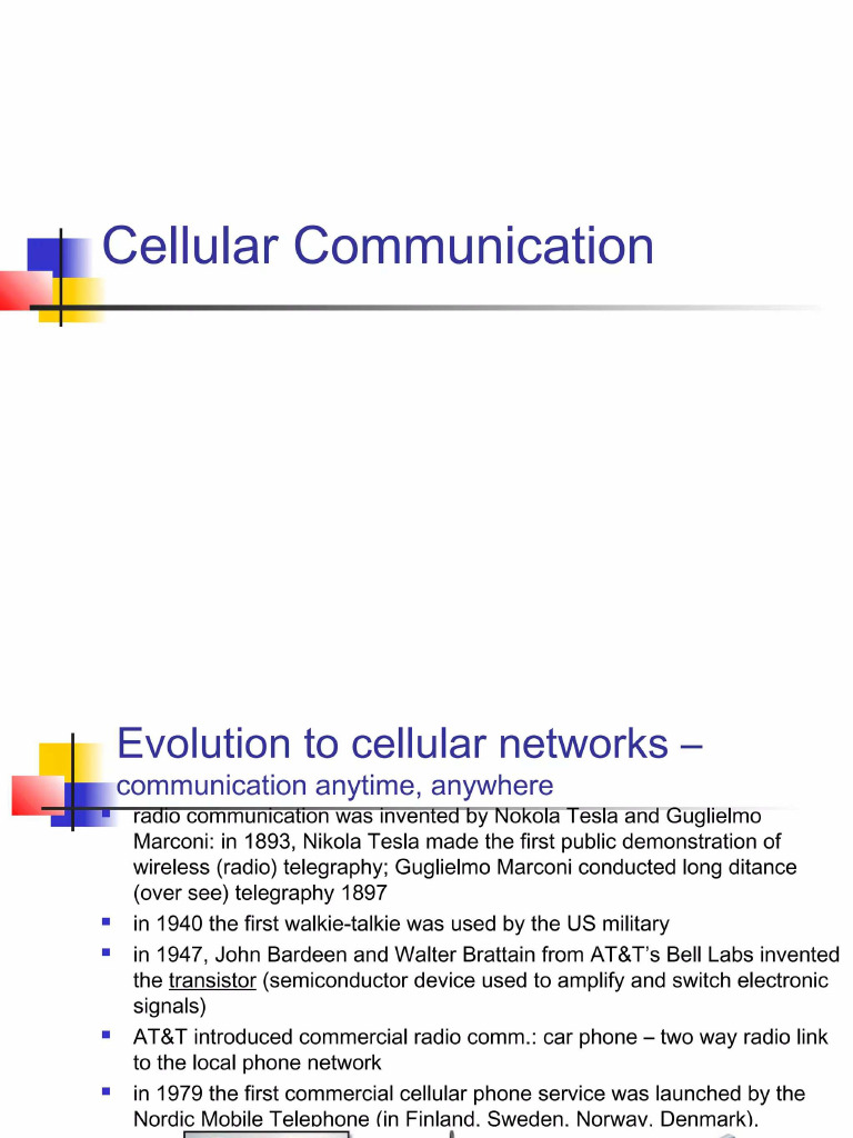 Cellular Communication | PDF