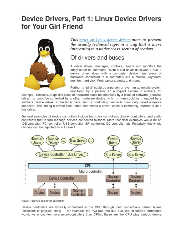 Device Drivers Device Driver Computer File