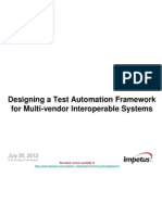 Designing a Test Automation Framework for Multi-Vendor Interoperable Systems- Impetus Webinar