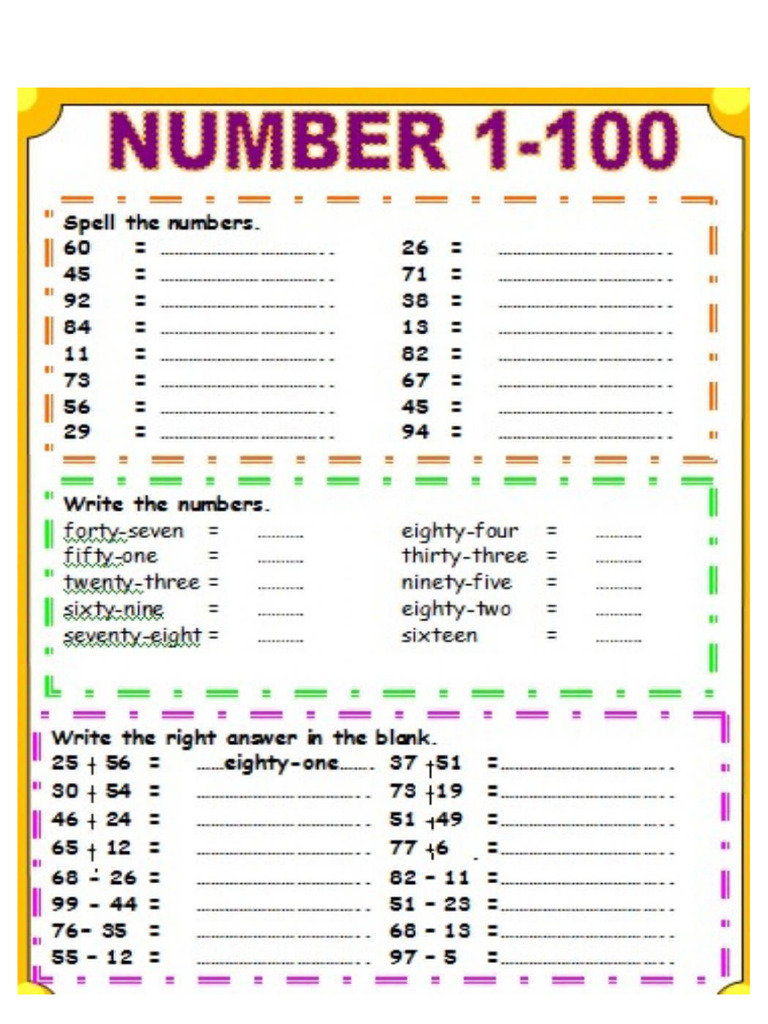 Numbers | PDF
