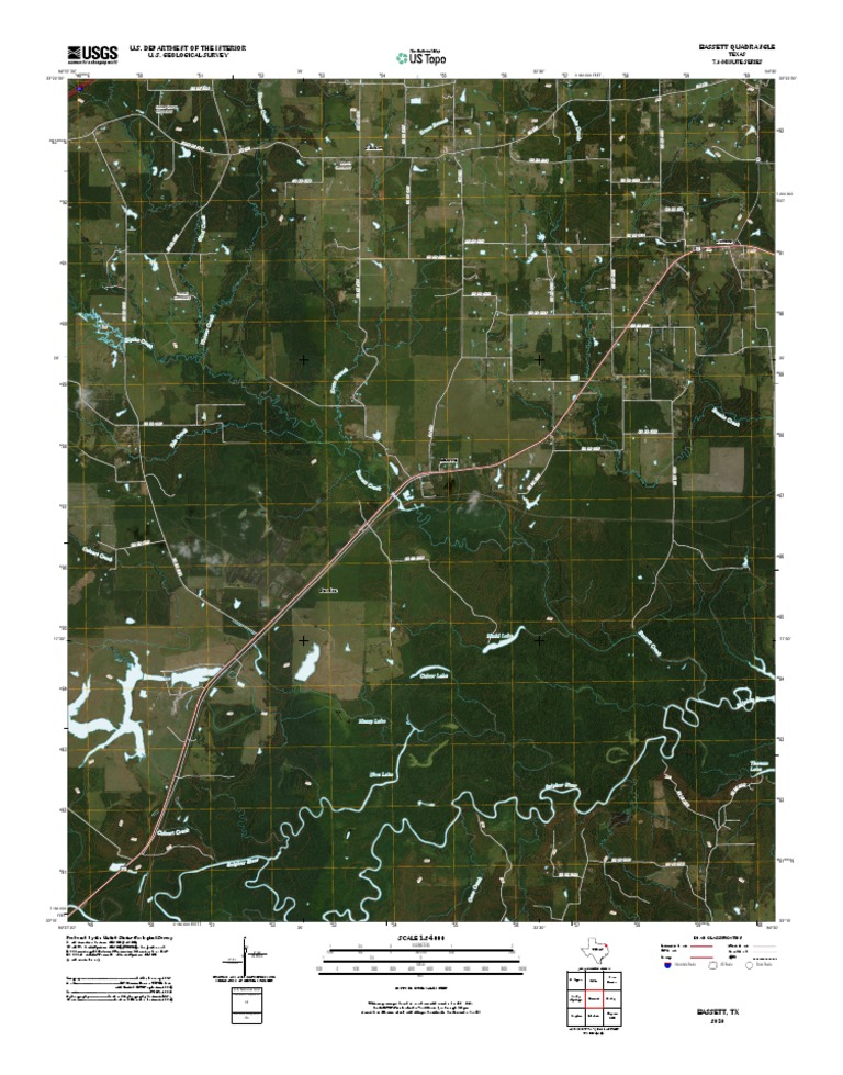 Topographic Map of Bassett PDF United States Geological Survey Map