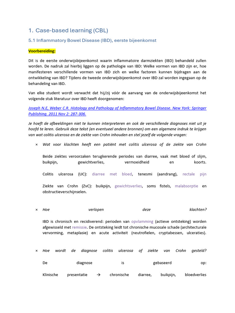 Chronisch CBLs | PDF