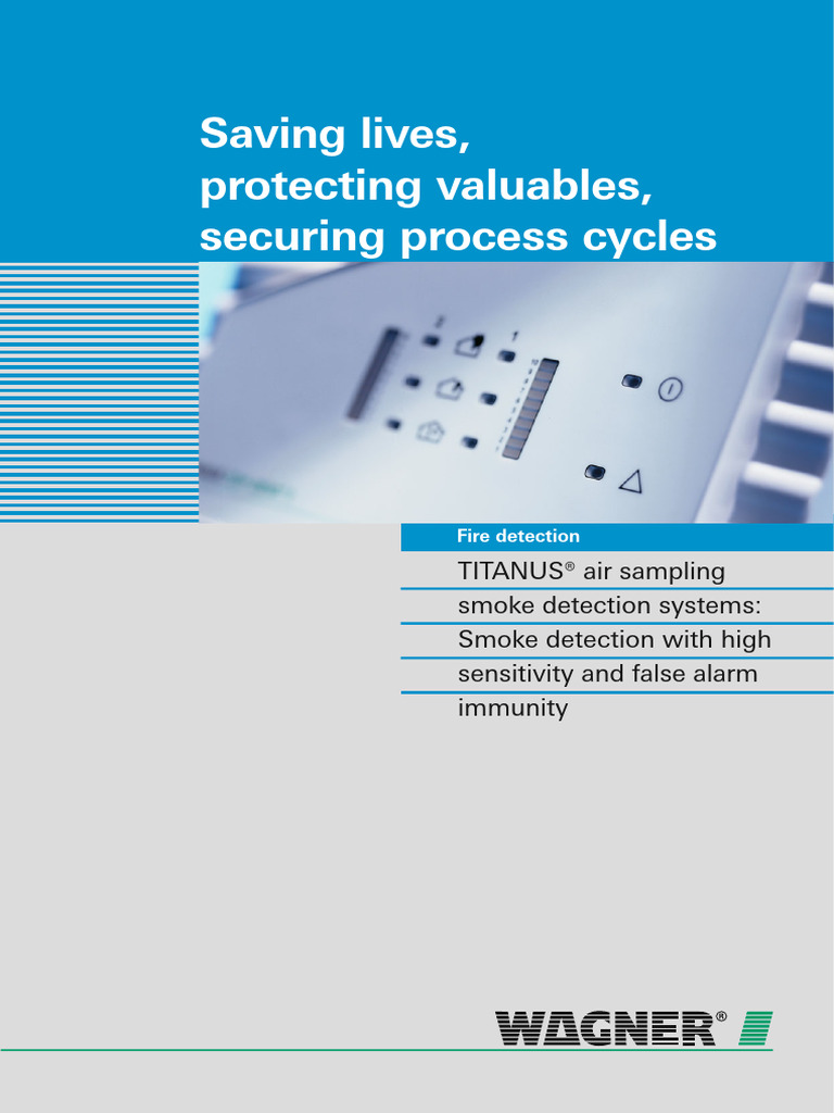 WAGNER Air Sampling Smoke Detection ASD Brochure | PDF | Smoke | Fires
