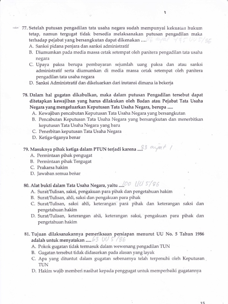  Contoh  Soal  Latihan  Ujian  Advokat  PERADI  Ep 03