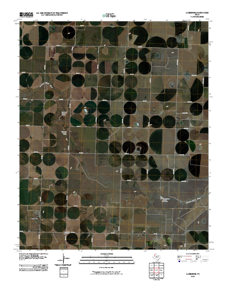 Topographic Map of Lazbuddie PDF
