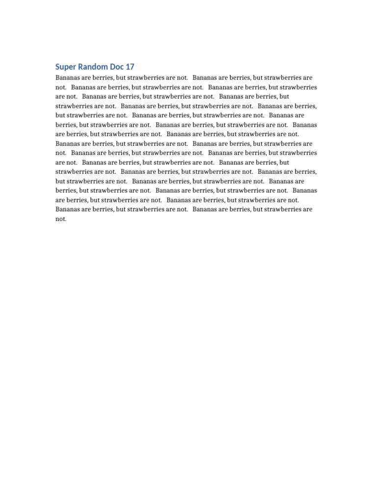 Super Random Doc17 | PDF