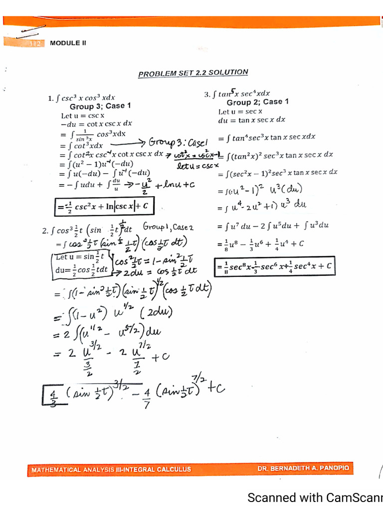 Module 3 Part 1 and Pset 2.2 Solns | PDF