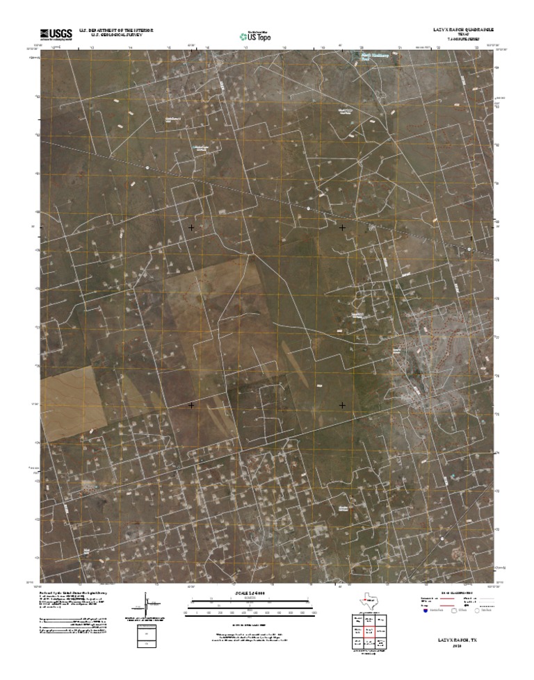 Topographic Map of Lazy X Ranch | PDF