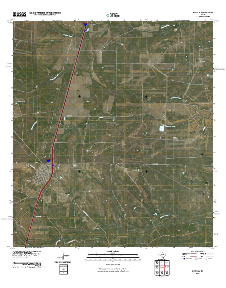 Topographic Map of Encinal | PDF