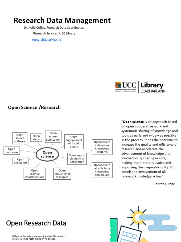 Research Data Management | PDF | Metadata | Data