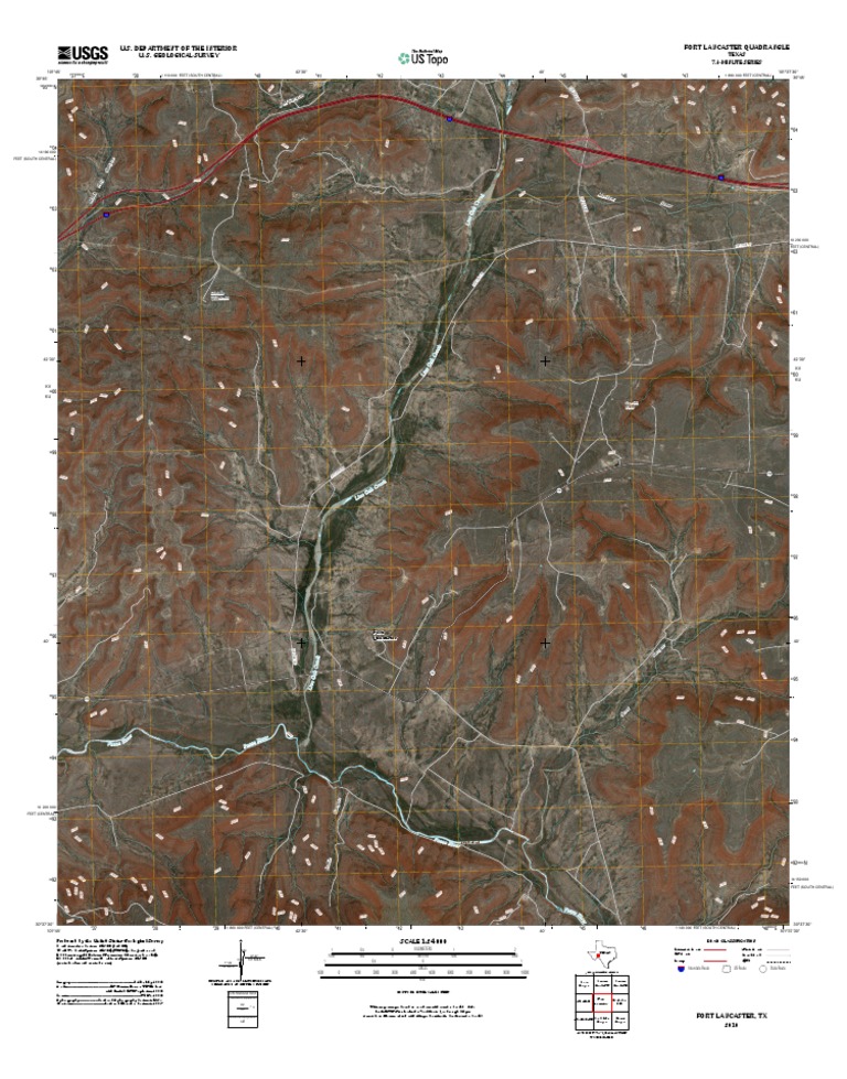 Topographic Map of Fort Lancaster | PDF | United States Geological ...