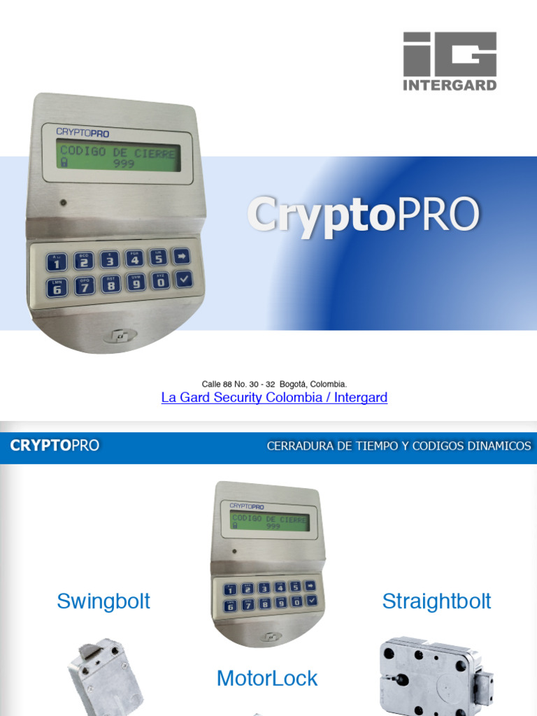 Presentación caracteristicas CryptoPRO | PDF | Informática | Software