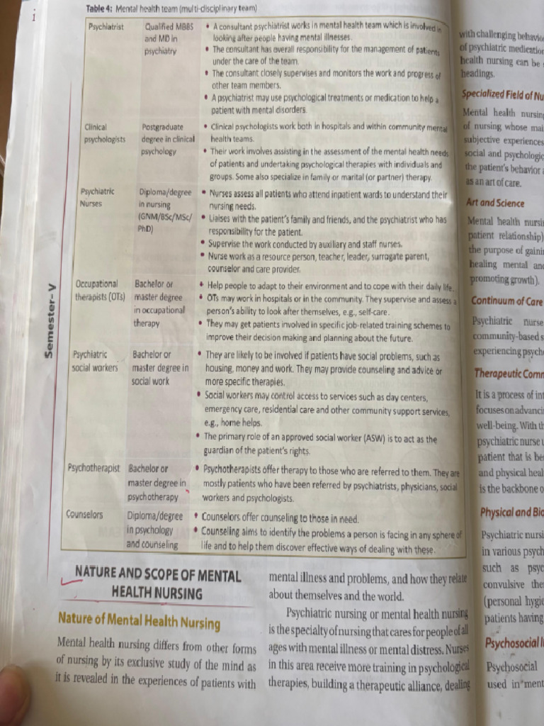 Mental Health Nursing | PDF